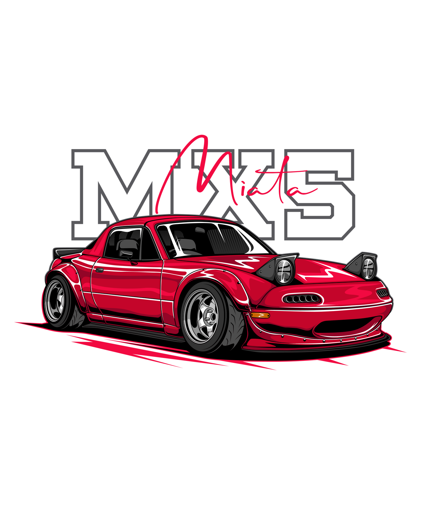 MX5 Miata DTF Transfer – 11x6.6 in | Roadster Legend Design