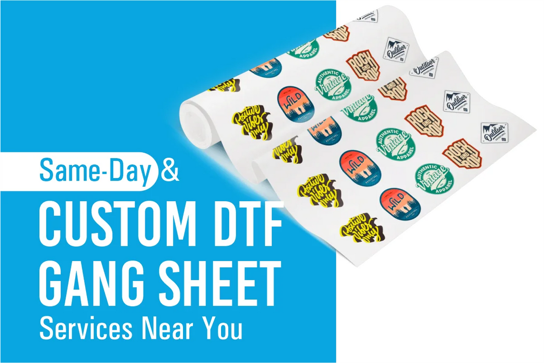 Same-Day and Custom DTF Gang Sheet Services Near You