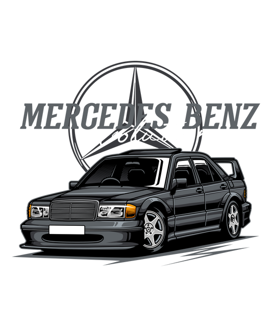 Mercedes Evolution DTF Transfer – 11x9.1 in | Classic Legend Design
