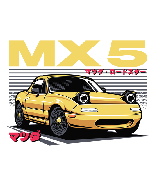 MX5 DTF Transfer – 11x8 in | Roadster Classic Design