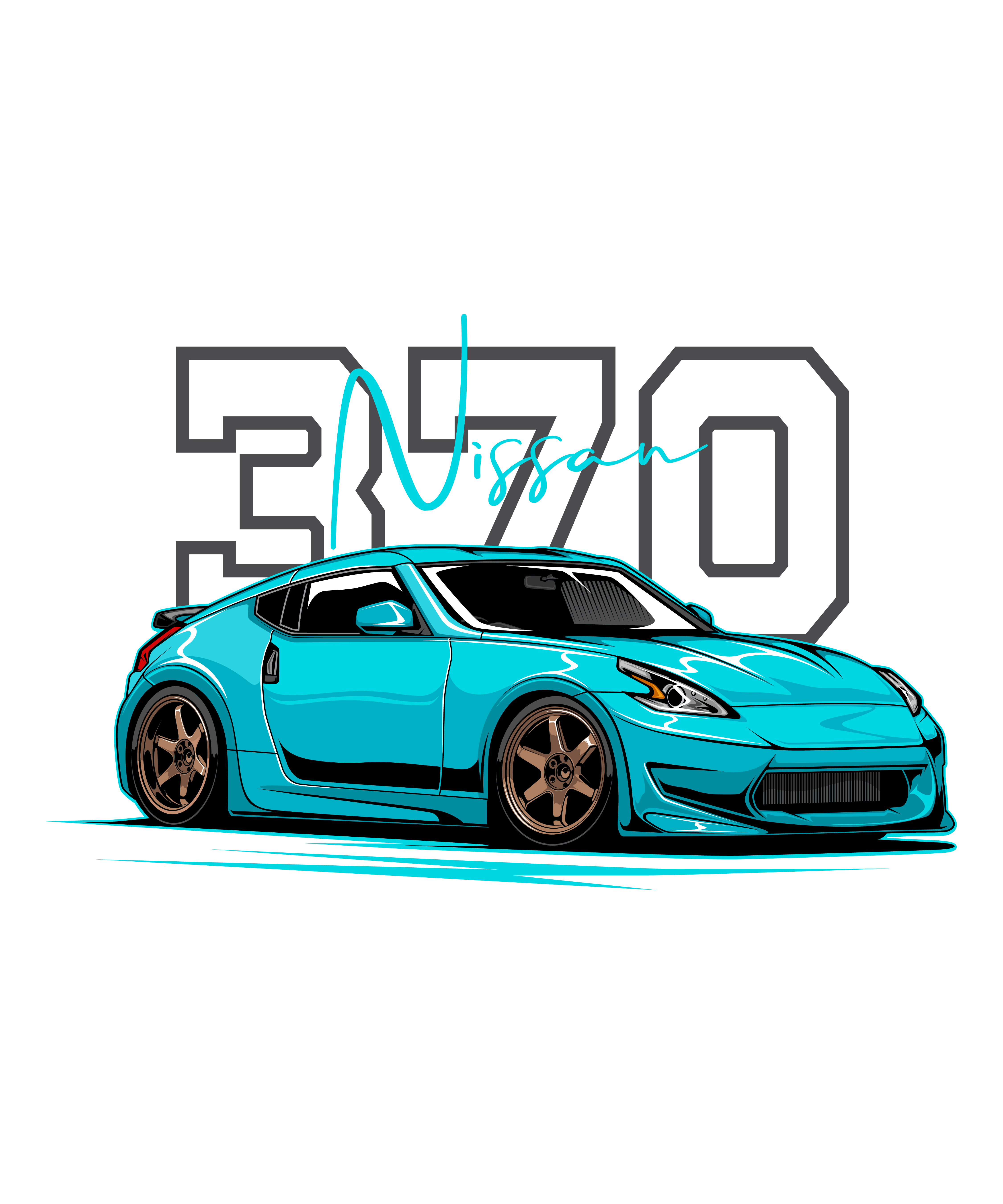 Car Transfer Design 370Z DTF Transfer – 11x7 in | Street Performance Design – Kings DTF ...