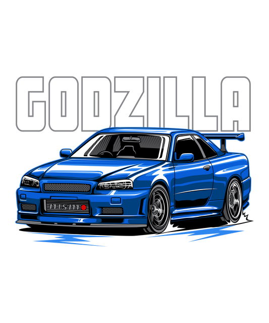 Godzilla DTF Transfer – 11x7.9 in | JDM Icon Design