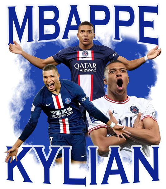 Mbappé Kylian DTF Transfer – 11x12.9 in