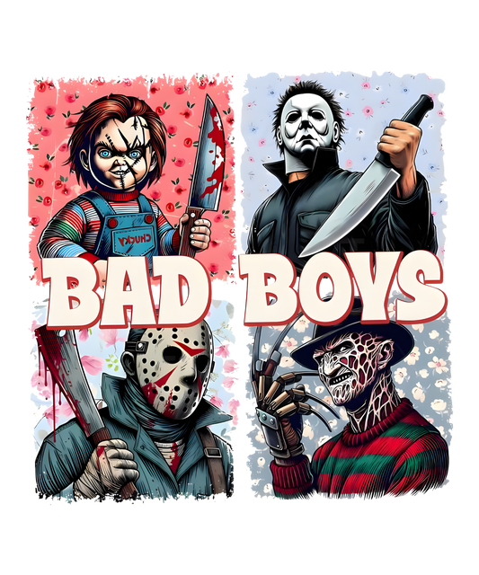 Bad Boys Horror design (Chucky, Michael Myers, Jason, Freddy Krueger)